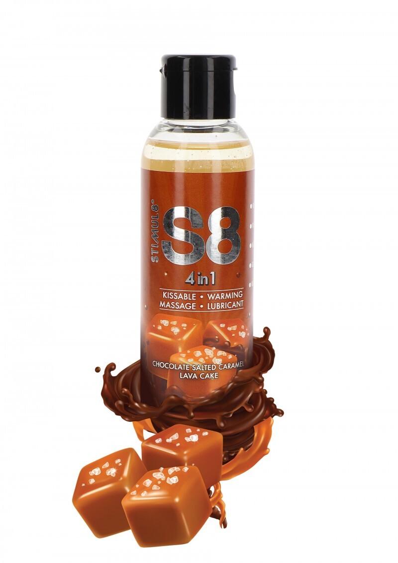 S8 4 in 1 Dessert Lubrikační gel čokoláda a slaný karamel125 ml Stimul8