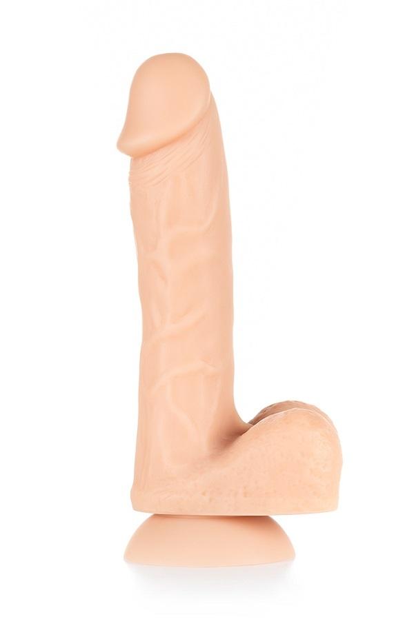 BOOM Růžovka silikonové dildo 22 cm BOOM