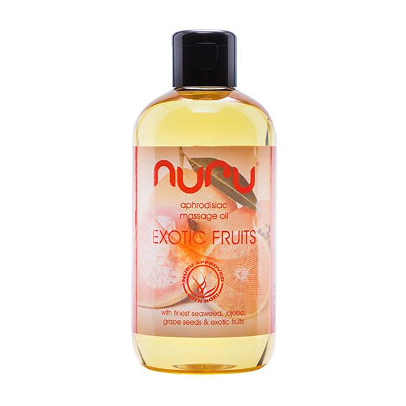 NURU Masážní olej Exotic fruits 250 ml Exotiq