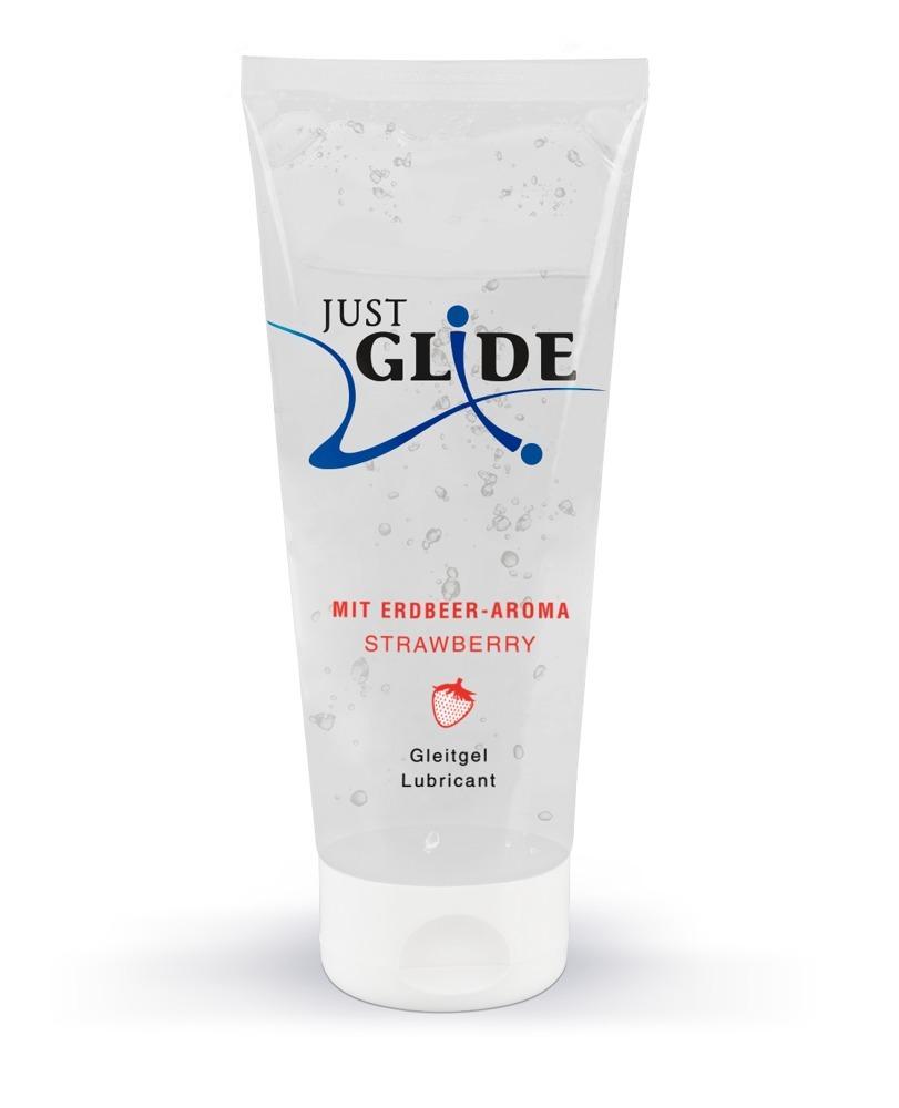 Just Glide Lubrikační gel - jahoda 200 ml Just Glide