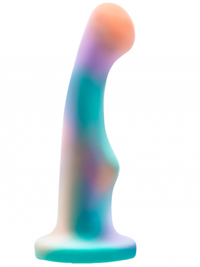 Silikonové dildo s přísavkou Opal Dreams Aqua (15
