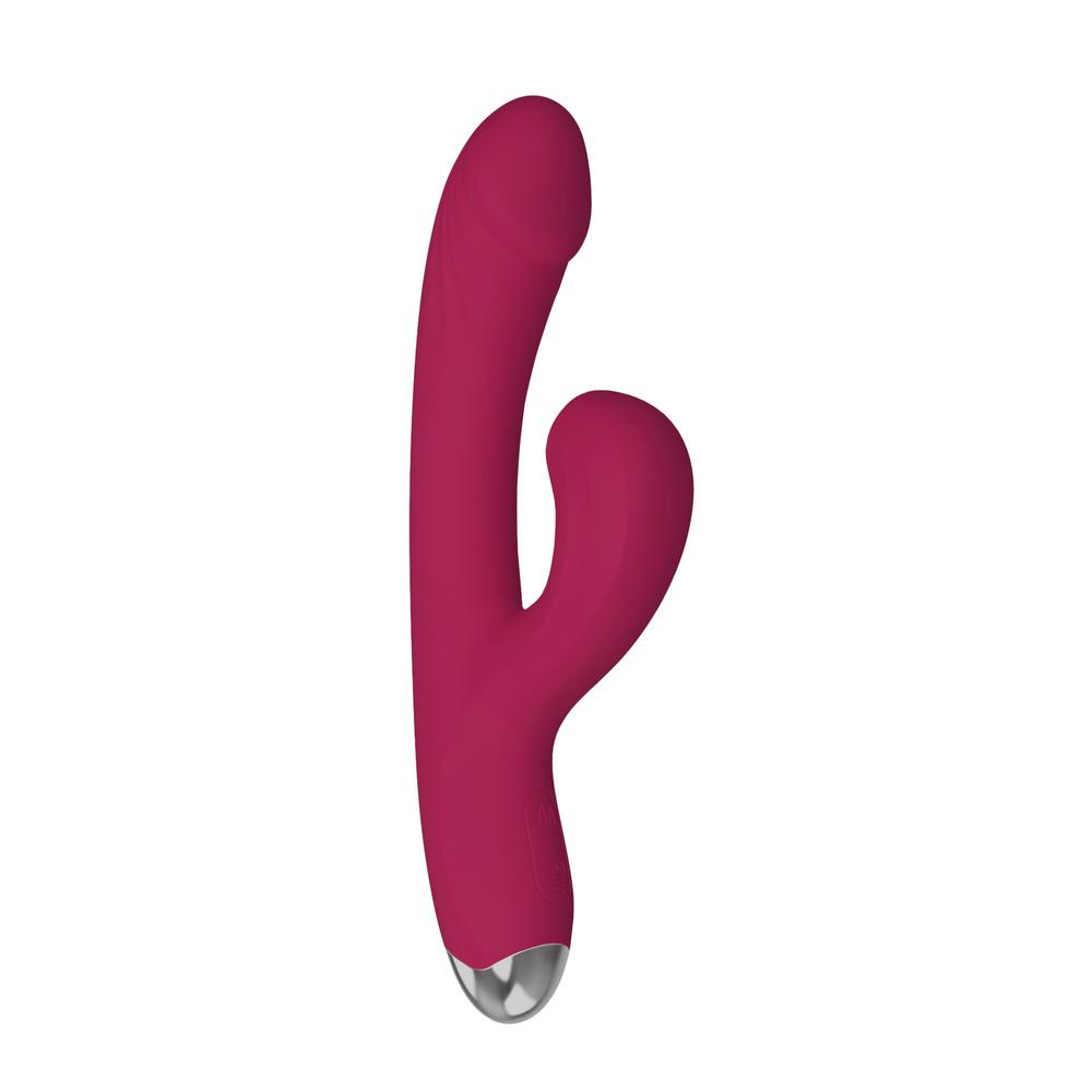 BASIC X vibrátor rabbit s podlakovým stimulátorem klitorisu růžový BASIC X