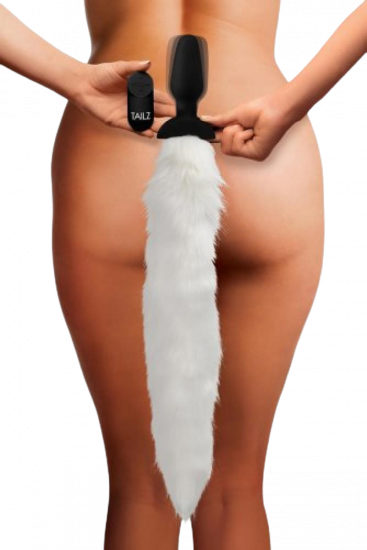 Vibrační anální kolík s dálkovým ovládáním Furry Fox (53