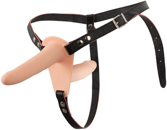 Vibrating Double Strap-On