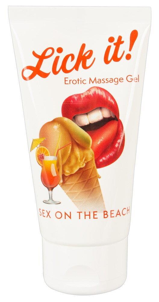 Lickt it! Lubrikační a masážní gel Sex on the Beach 50 ml Lick It