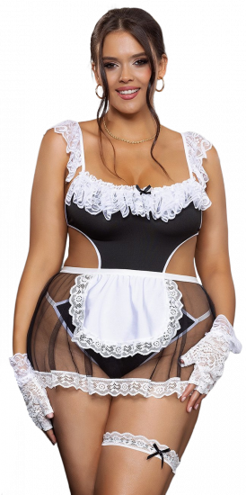 Plus size kostým Miss Sexy Maid