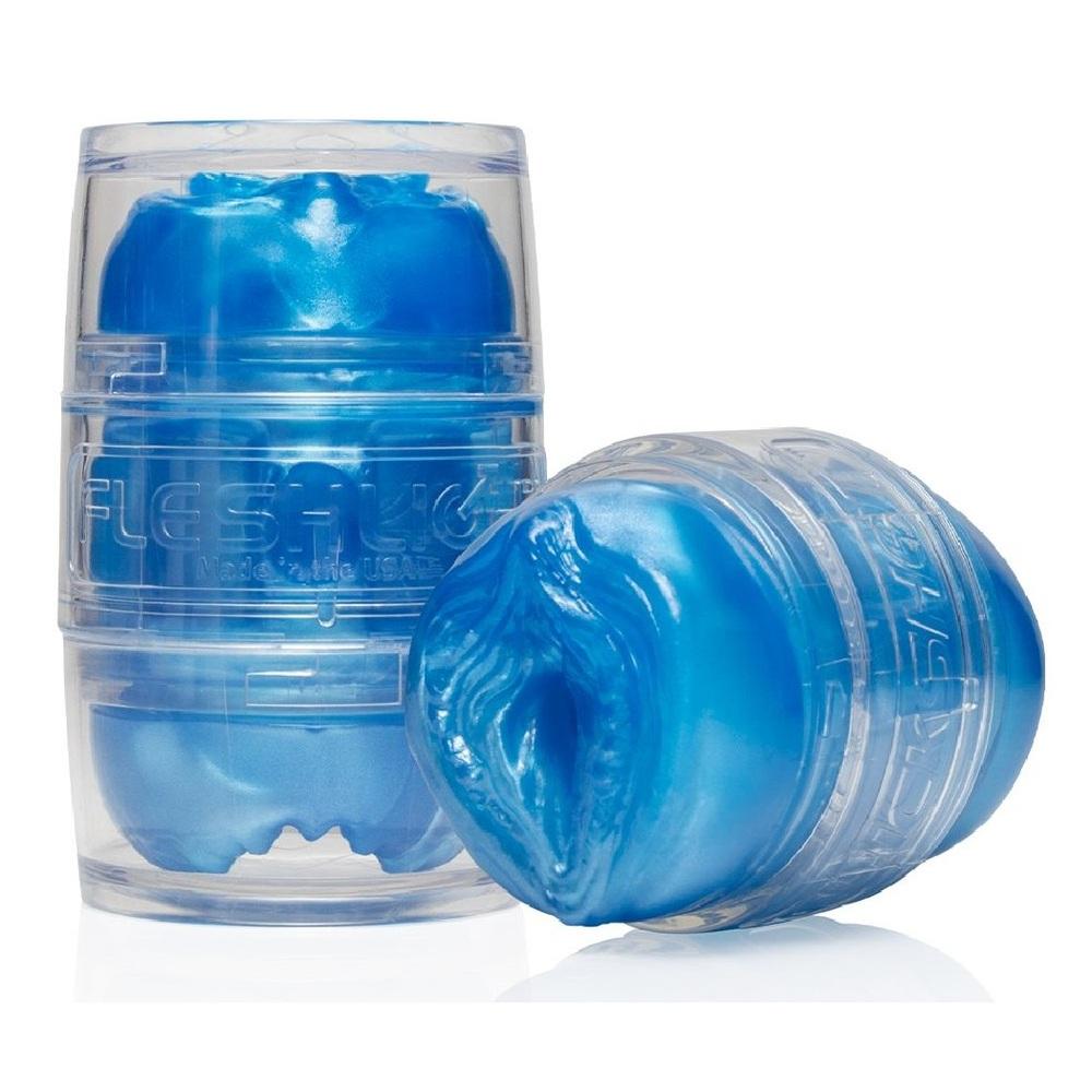 Fleshlight Quickshot Alien Blue Mettalic Lady/Butt masturbátor Fleshlight