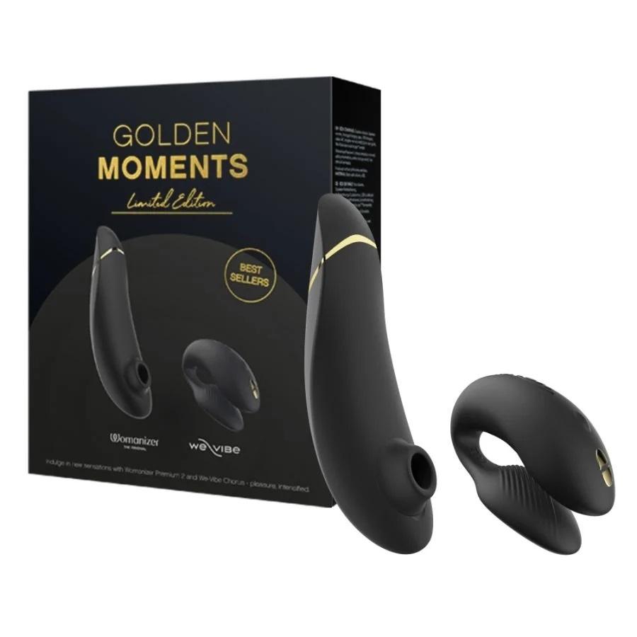 Womanizer Premium 2 a We-vibe Chorus Set Golden moments Womanizer