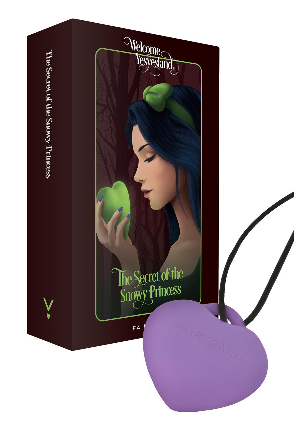 FairyGasm PleasureStone mini vibrátor - fialový FairyGasm