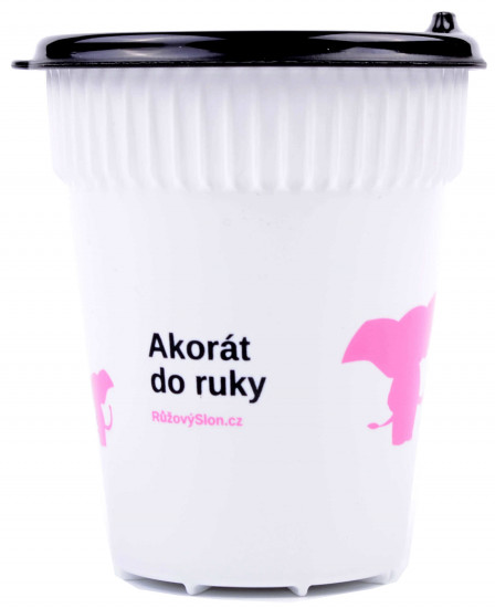 Merch – hravý sloní kelímek Růžový Slon (0