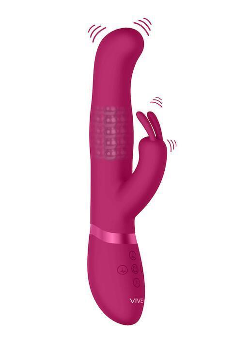 VIVE Izara rotační vibrátor G-spot rabbit růžový VIVE