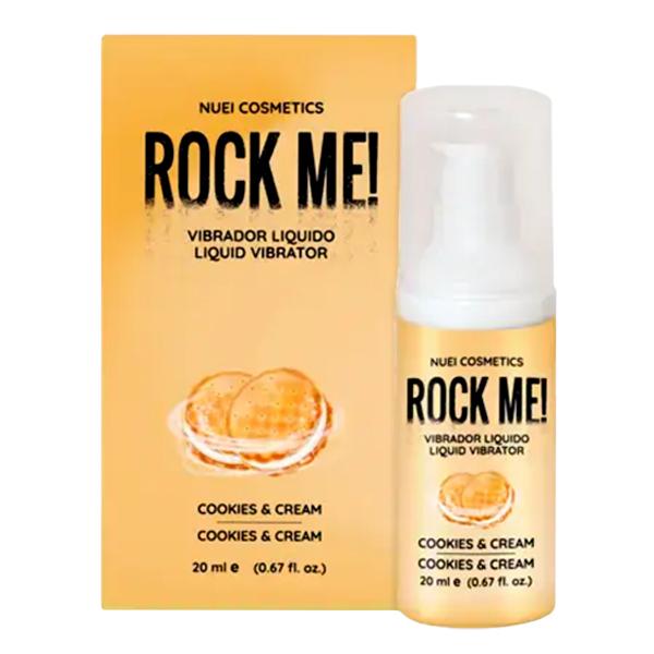 NUEI Rock me! tekutý vibrátor 20 ml - Cookies and Cream NUEI