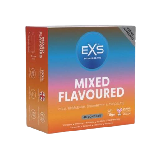 EXS Mixed Flavoured – mix ochucených kondomů (48 ks)