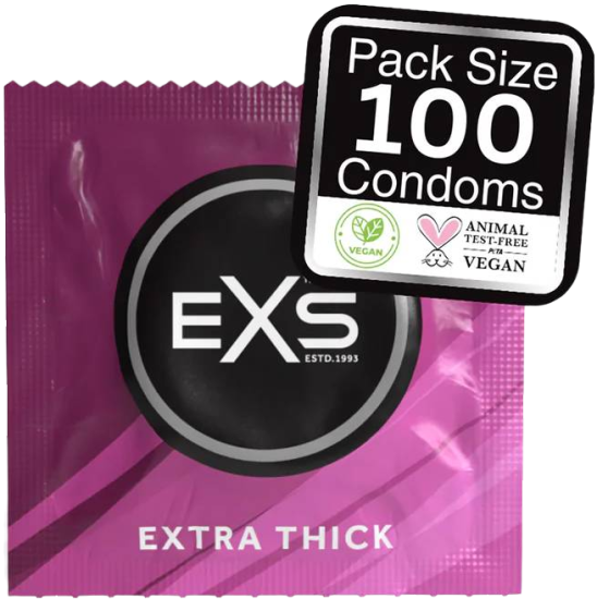 EXS Extra Thick – zesílené kondomy (100 ks)