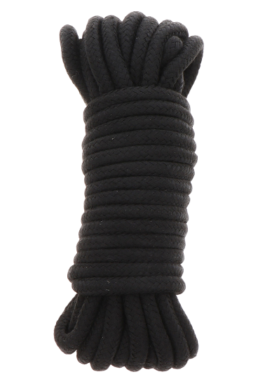 Hidden Desire Bondage Rope Black 10m